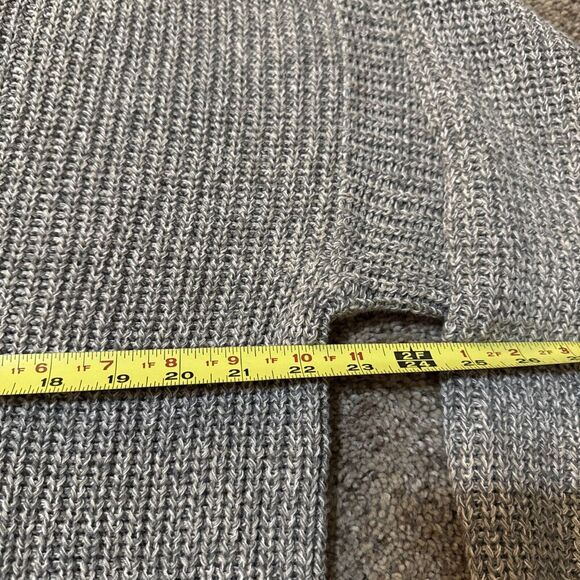 Club Room Luxury 1/4 Button Pullover Mens Fisherman M Chunky Knit Cotton Sweater - Picture 7 of 9